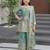 Girl's shimmer silk sequins embroidered pakistani kurta palazzo with dupatta set