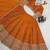 Orange Color  thread with Sequnce stin Lahenga Choli Set