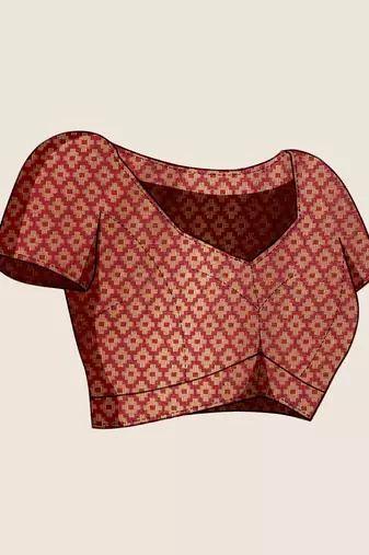 Grey woven self design embellished pure silk banarasi saree with blouse
