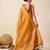 Mustard woven self design embellished pure silk banarasi saree with blouse