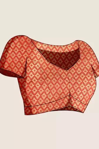 Mustard woven self design embellished pure silk banarasi saree with blouse