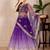 Purple Color  Embroidery Thread & Sequence Work  Silk  Lahenga Choli Set