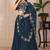 Neavy Blue Color Embroidery With Multi Thread & Sequence Work Fox Georgette Lahenga Choli Set