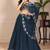 Neavy Blue Color Embroidery With Multi Thread & Sequence Work Fox Georgette Lahenga Choli Set