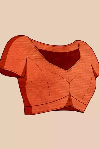 Mehendi woven self design cotton silk kota doria saree with blouse