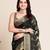 Black woven self design kota doria kota doria saree with blouse