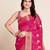 Pink woven self design kota doria kota doria saree with blouse