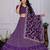 Purple Color Embroidery With Multi Thread & Sequence Work Fox Georgette Lehanga Choli Set