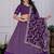 Purple Color Embroidery With Multi Thread & Sequence Work Fox Georgette Lehanga Choli Set