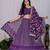 Purple Color Embroidery With Multi Thread & Sequence Work Fox Georgette Lehanga Choli Set