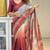 Soft tussar silk sarees with beautiful digital print with tassels