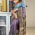 Soft tussar silk sarees with beautiful digital print with tassels