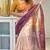Soft tussar silk sarees with beautiful digital print with tassels