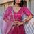 Pink Color Embroidery With Zari Thread & Sequence Work Silk Lehanga Choli Set  