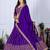 Purple color Embroidery With Multi Thread & Sequence Work Silk Lehanga Choli Set