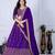 Purple color Embroidery With Multi Thread & Sequence Work Silk Lehanga Choli Set
