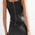 women’s genuine lambskin leather sleeveless bodycon mini dress