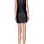 Genuine soft pure napa leather sleeveless mini dress with front zip closure