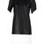 Genuine lambskin leather dress women’s black & white real leather dress