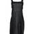 Genuine lambskin leather bodycon sleeveless strap dress