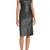 Women’s lambskin leather dress sleeveless bodycon midi dress