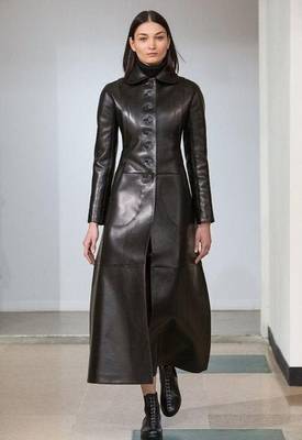 women's genuine lambskin leather dress classic zip up style premium 1