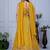 Yellow color Embroidery With Multi Thread & Sequence Work  Fox Georgette Lehanaga Choli Set