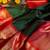 Green red soft silk blend banarasi jacuard work designer party wear saree with unstitched blouse piece