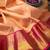 Peach pink soft silk blend banarasi jacuard work designer party wear saree with unstitched blouse piece