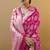 Pink soft silk blend banarasi jacuard work designer party wear saree with unstitched blouse piece