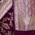 Wine soft silk blend banarasi jacuard work designer party wear saree with unstitched blouse piece