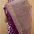 Wine soft silk blend banarasi jacuard work designer party wear saree with unstitched blouse piece