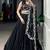 Classy Black Thread Work Organza Festive Wear Lehenga Choli