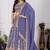 Lavender color Embroidery With Multi Thread & Sequence Work  Fox Georgette Lehanga Choli Set