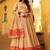 Rich Cream Zari Work Chanderi Festive Wear Half Saree Lehenga