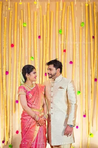 Baby pink silk blend banarasi saree with unstitched blouse piece