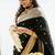 Black soft silk blend banarasi jacuard work designer party wear saree with unstitched blouse piece