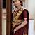 Maroon soft silk blend banarasi jacuard work designer party wear saree with unstitched blouse piece