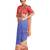 Blue red soft silk blend banarasi jacuard work designer party wear saree with unstitched blouse piece