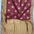 Wine soft silk blend banarasi jacuard work designer party wear saree with unstitched blouse piece