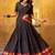 Fantastic Black Zari Weaving Chanderi Function Wear Half Saree Lehenga