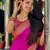Pink silk blend banarasi saree with unstitched blouse piece
