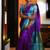 Wine rama soft silk blend banarasi jacuard work designer party wear saree with unstitched blouse piece