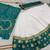 Elegant Off White & Emerald Green Lehenga Choli with Zari Embroidery
