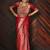 Red  soft silk blend banarasi jacuard work designer party wear saree with unstitched blouse piece