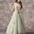 Pastel Green Sequins Work Designer Net Lehenga Set