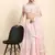 Soft Pink Faux Georgette Lehenga with Dupatta