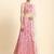Pink Devsena Silk Embroidered Lehenga Choli Set