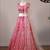 Pink Devsena Silk Embroidered Lehenga Choli Set