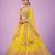 Yellow Georgette Embroidered Lehenga Choli Set